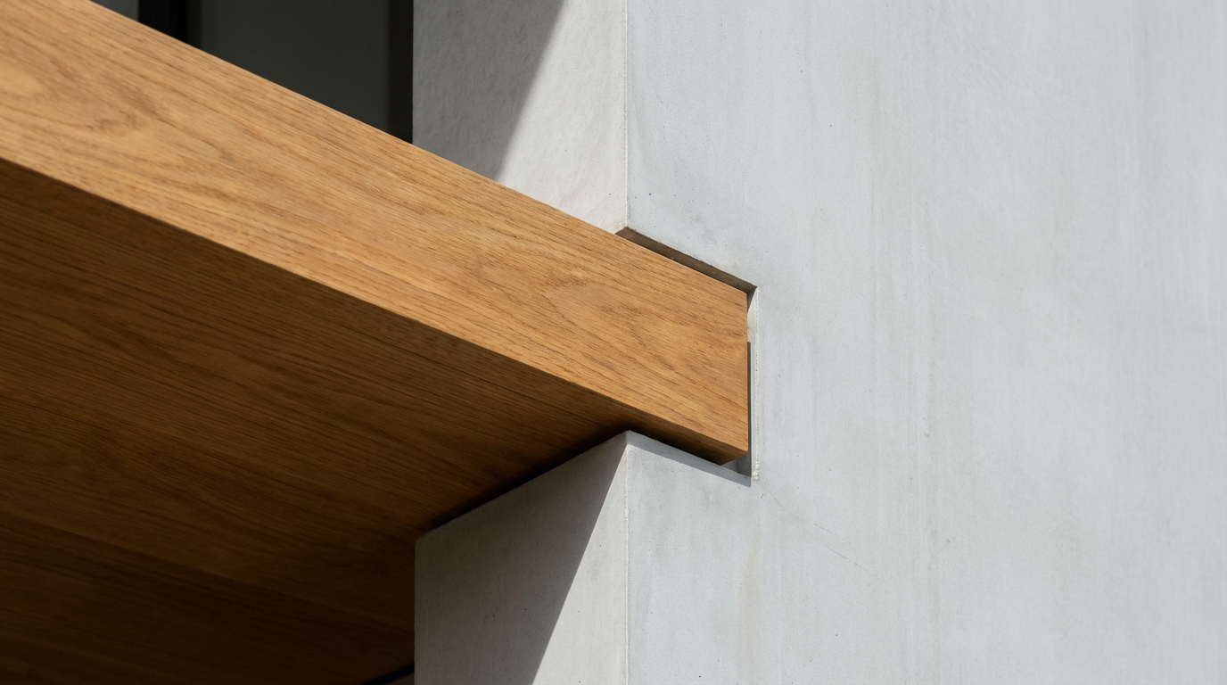 Detail of high-quality architectural materials used in Karimi Developments projects